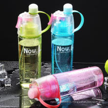 Custom Logo Eco-friendly Large plastic 600-800ml Sports Water Bottle With Straw